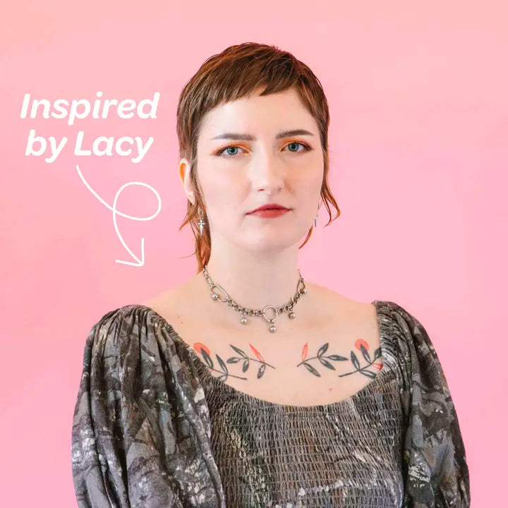 Sarah Hearts - Sewing Labels - Camo and Barbed Wire Heart