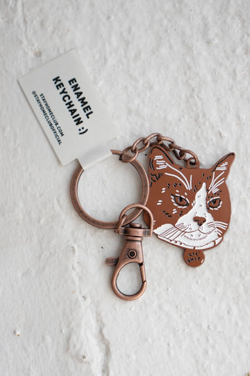 Stay Home Club - Enamel Keychain - Lil Shit