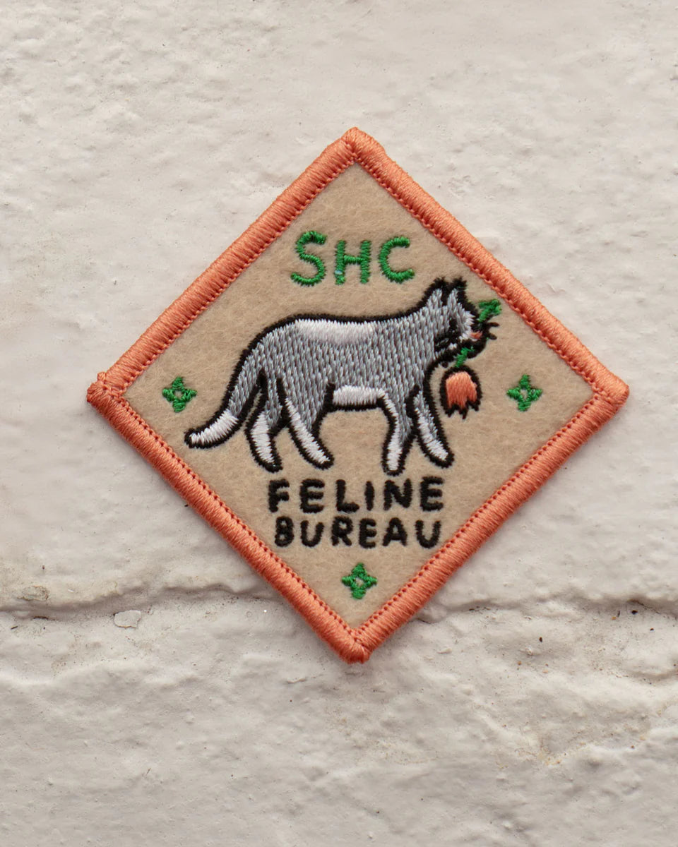 Stay Home Club - Felt Patch - Feline Bureau – RICK RACK Textiles