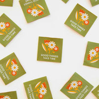 Sarah Hearts - Sewing Labels - Good Things Take Time