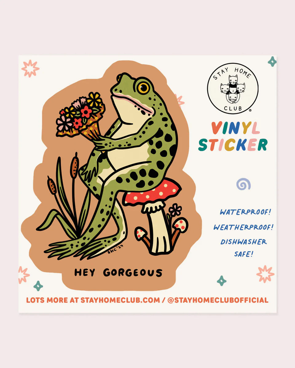 Stay Home Club - Vinyl Sticker - Hey Gorgeous