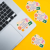 Sarah Hearts - Sticker - Hot Girls Have Grandma Hobbies