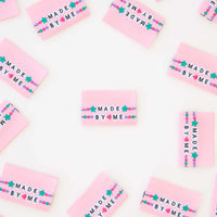 Sarah Hearts - Sewing Labels - Made By Me Friendship Bracelet