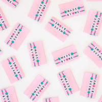 Sarah Hearts - Sewing Labels - Made By Me Friendship Bracelet