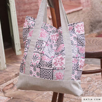 Katia - Cotton - Canvas 8oz Print - Modernism Tiles