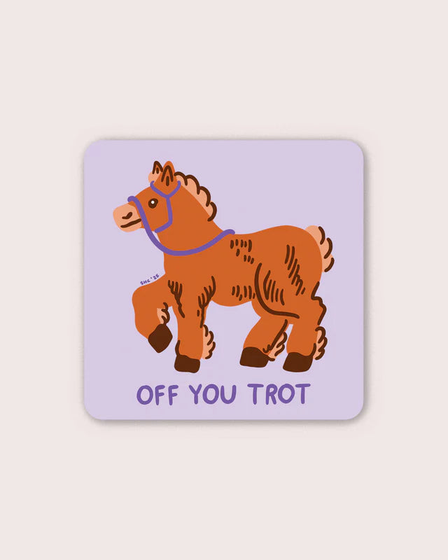 Stay Home Club - Vinyl Sticker - Off You Trot 