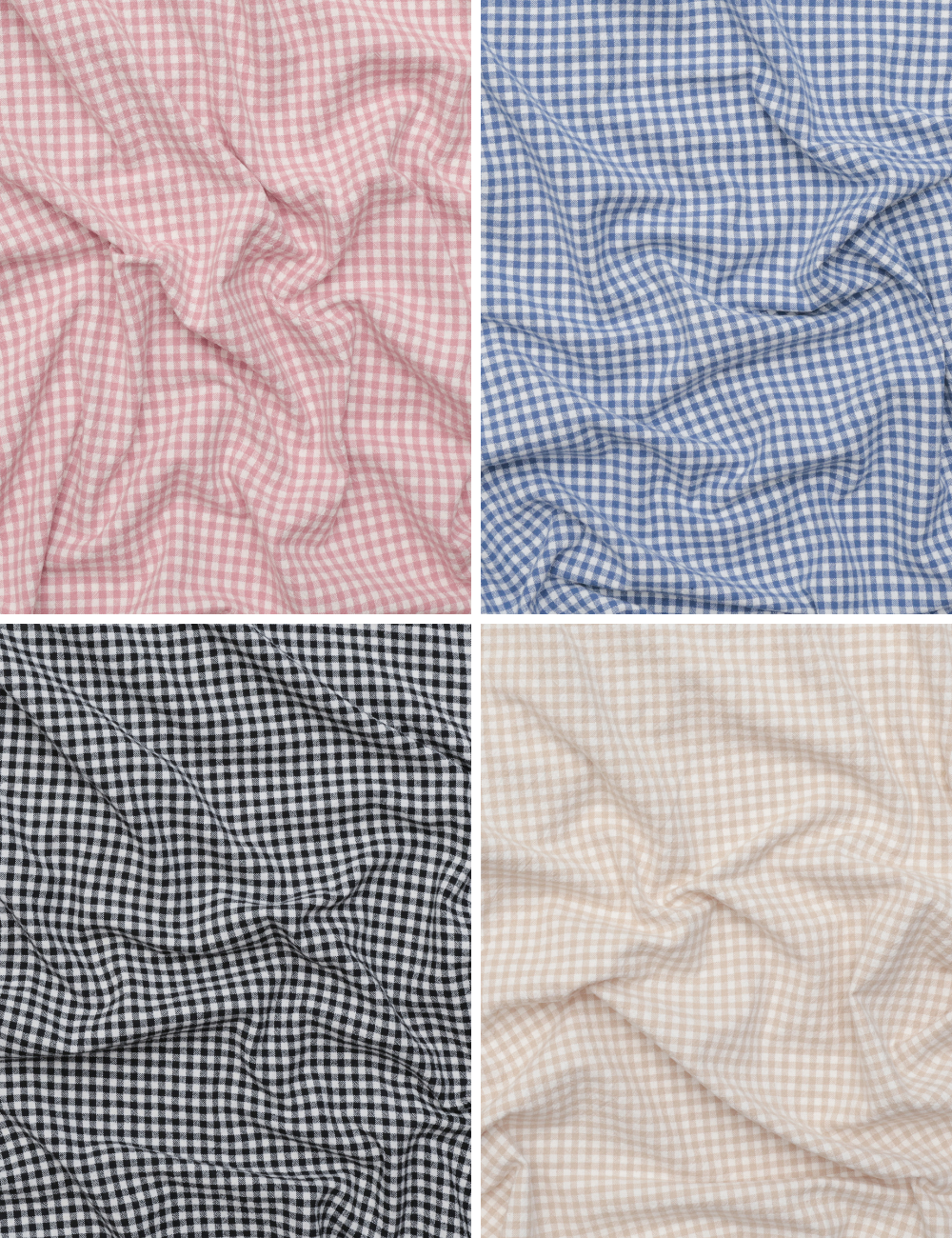 Organic Cotton - Gingham - Assorted