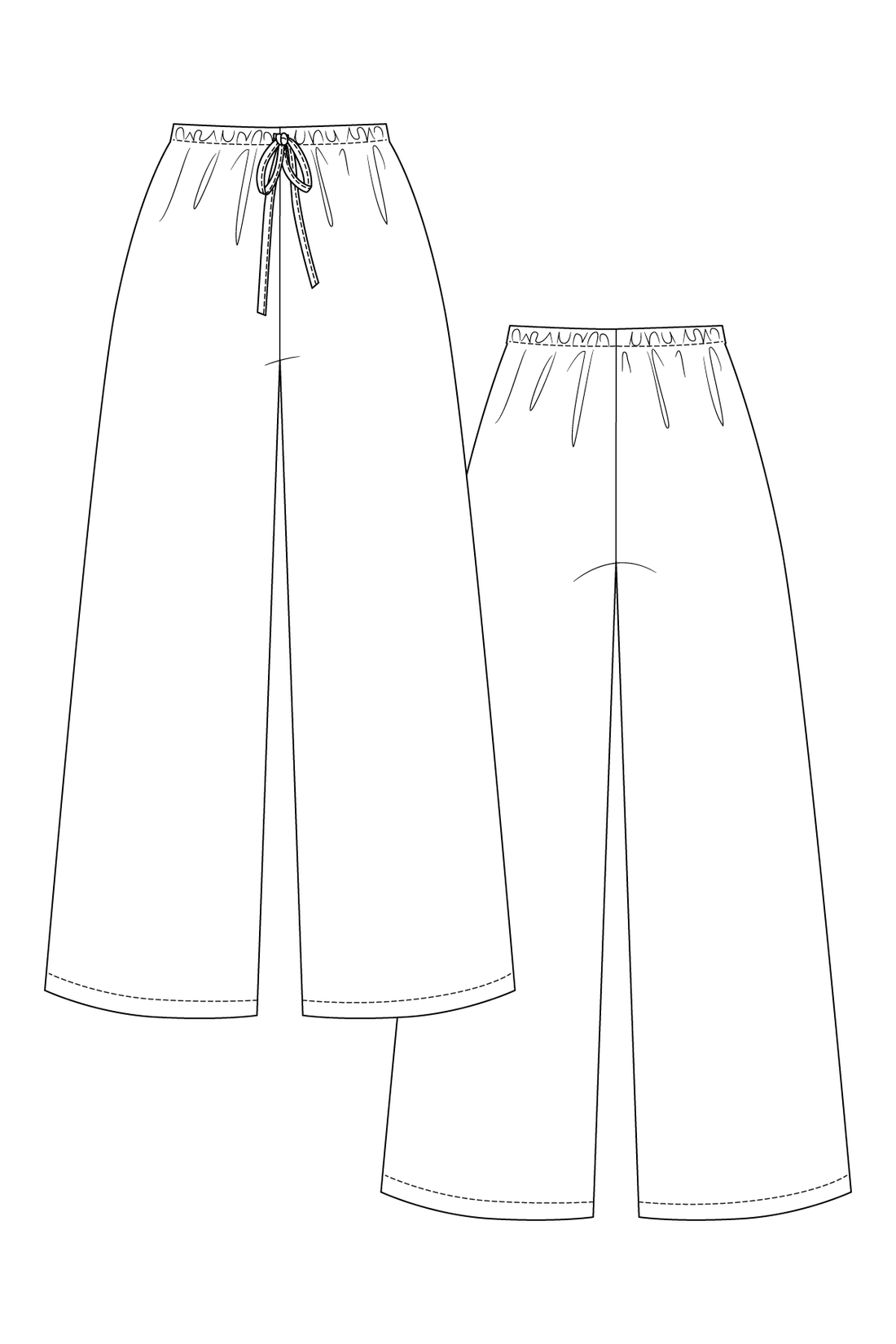 AULIO elastic waist shorts & trousers