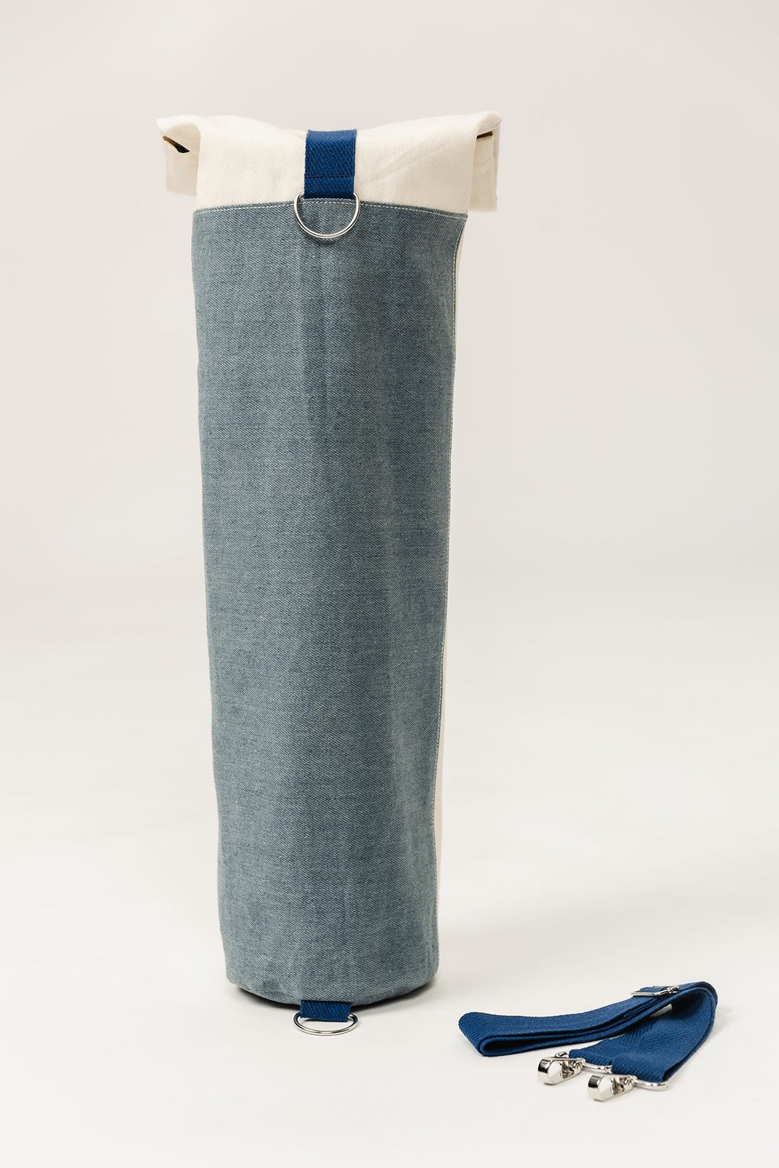 Two-colored yoga mat bag sewing pattern