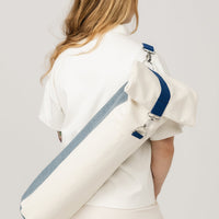 Crossbody yoga mat bag sewing pattern