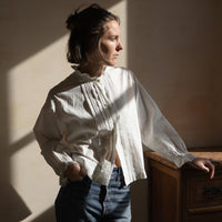 Blouse plissée Henriette