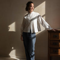 Blouse plissée Henriette