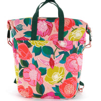Cute convertible tote bag made with Ruby Star Melody Miller canvas