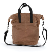Vega waxed canvas bag in messenger bag mode