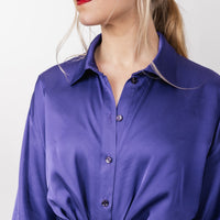 ILTA ruched shirt dress