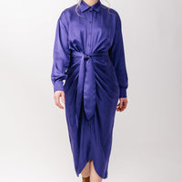 ILTA ruched shirt dress