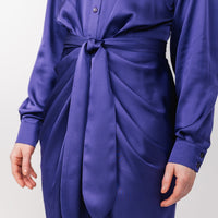 ILTA ruched shirt dress