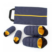 4025 // NORDIK Quilted booties and slippers with travel bag - Jalie