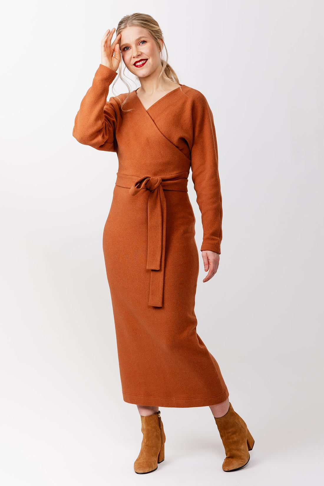 KAJO batwing wrap sweater & dress