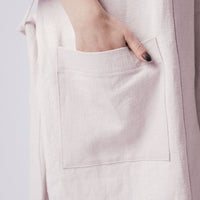 Dressing gown with patch pockets sewing pattern