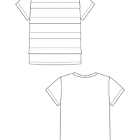 LAURIE pleated tee