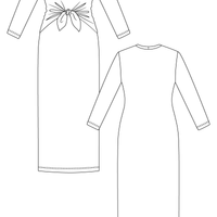 LYYTI tie front mini & maxi dress