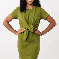 LYYTI tie front mini & maxi dress