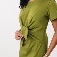 LYYTI tie front mini & maxi dress
