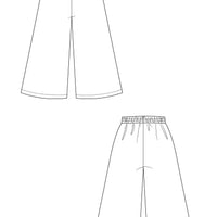 NINNI elastic waist culottes