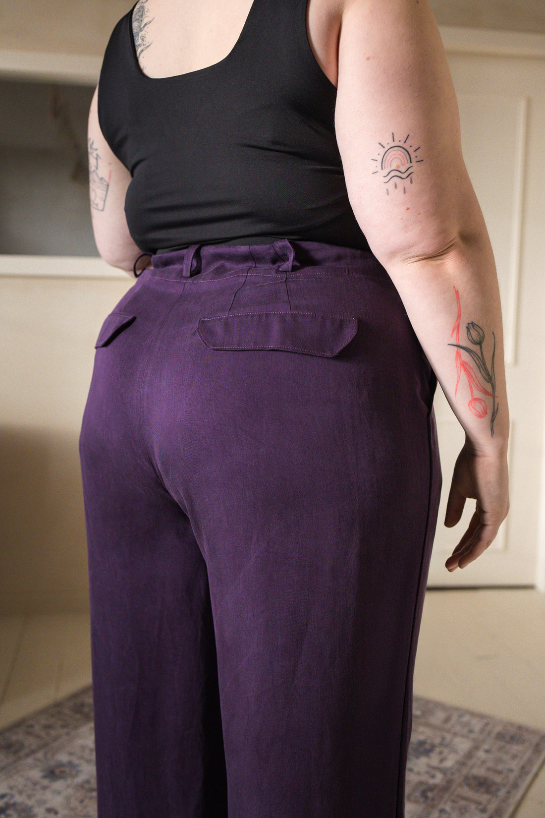 Pantalon tailleur portefeuille Hugo