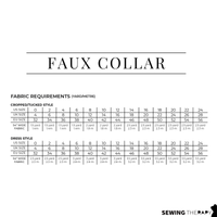 PDF Faux Collar Shirt and Dress Pattern - Sewing Therapy