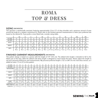 PDF Roma Top & Dress Pattern - Sewing Therapy