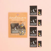 Sarah Hearts - Sewing Labels - Made Under Moonlight