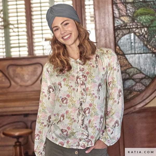Katia - Rayon - Satin Print - Belle Époque Seasons