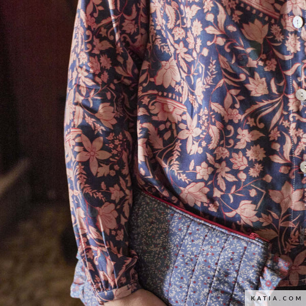 Katia - Rayon - Satin Print - Indiana Flowers