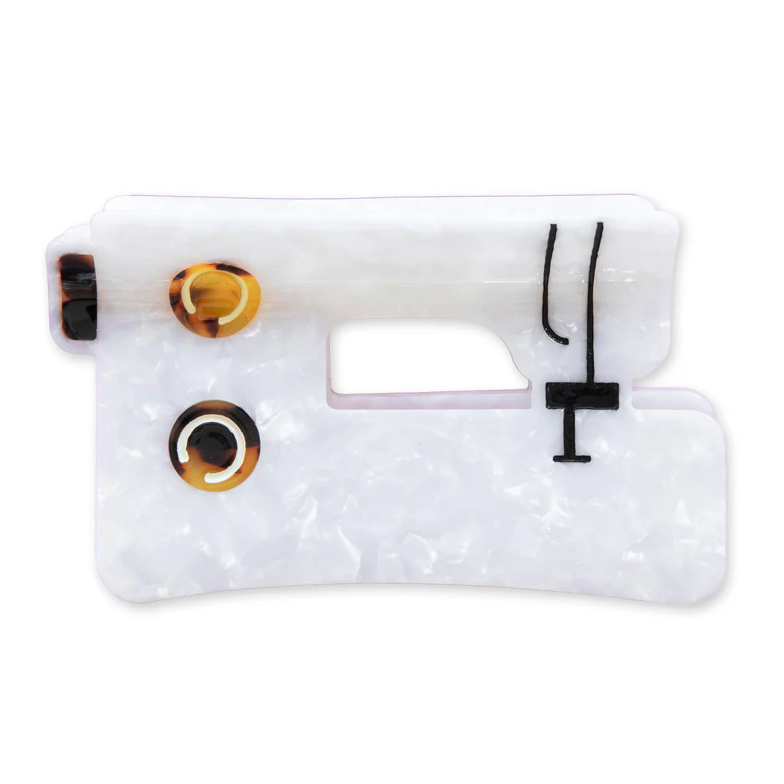 Sarah Hearts - Hair Claw Clip - Sewing Machine