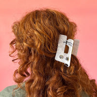 Sarah Hearts - Hair Claw Clip - Sewing Machine