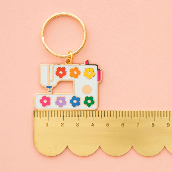 Sarah Hearts - Keychain - Daisy Sewing Machine