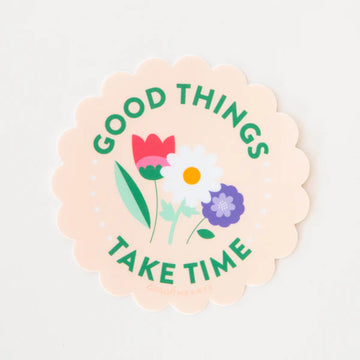 Sarah Hearts - Sticker - Good Things Take Time