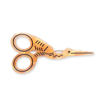 Sarah Hearts - Hair Clip - Stork Scissors