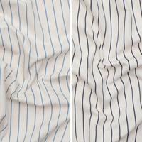 Cotton Blend - Canvas - Printed Stripe - Assorted