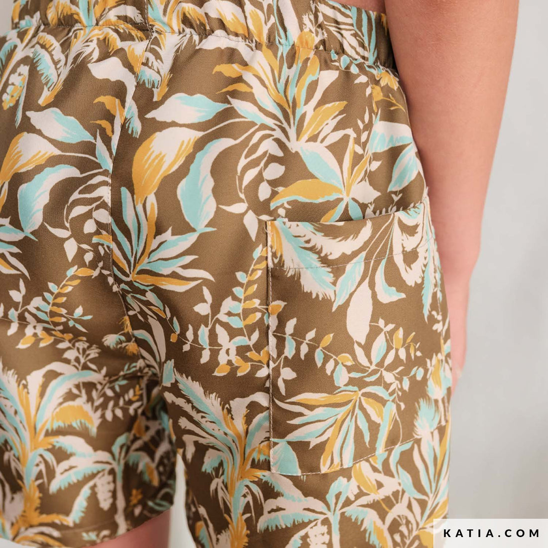 Katia - Swim Short Print - Cocoa Palm