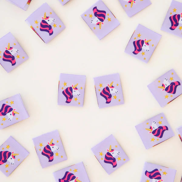 Sarah Hearts - Sewing Labels - Unicorn
