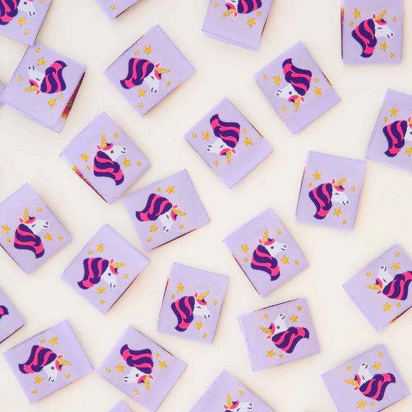 Sarah Hearts - Sewing Labels - Unicorn