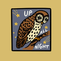 The Golden Doodle - Vinyl Sticker - Up All Night