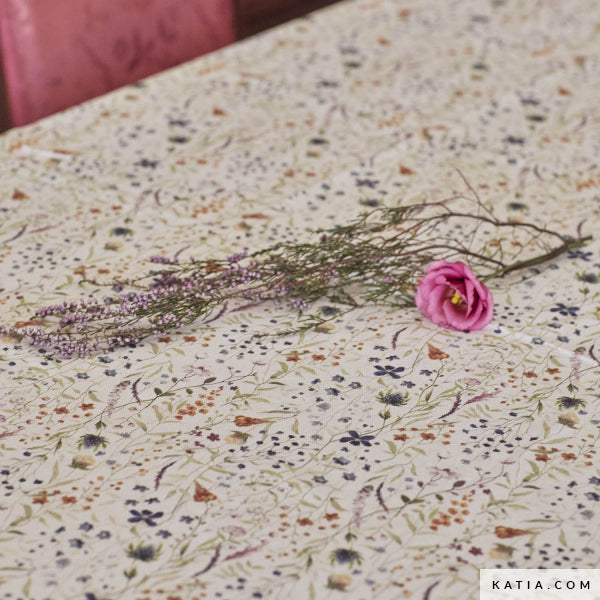 Katia - Cotton Blend - Recycled Canvas - Winter Wild Flowers