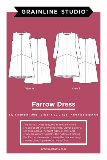 Grainline Studio - Farrow Dress - 14-30