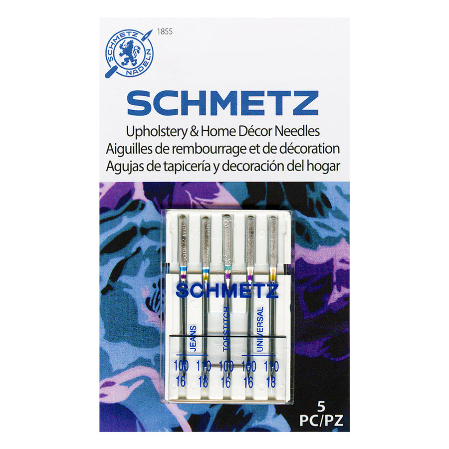 SCHMETZ - Upholstery & Home Décor Needles - Assorted Sizes