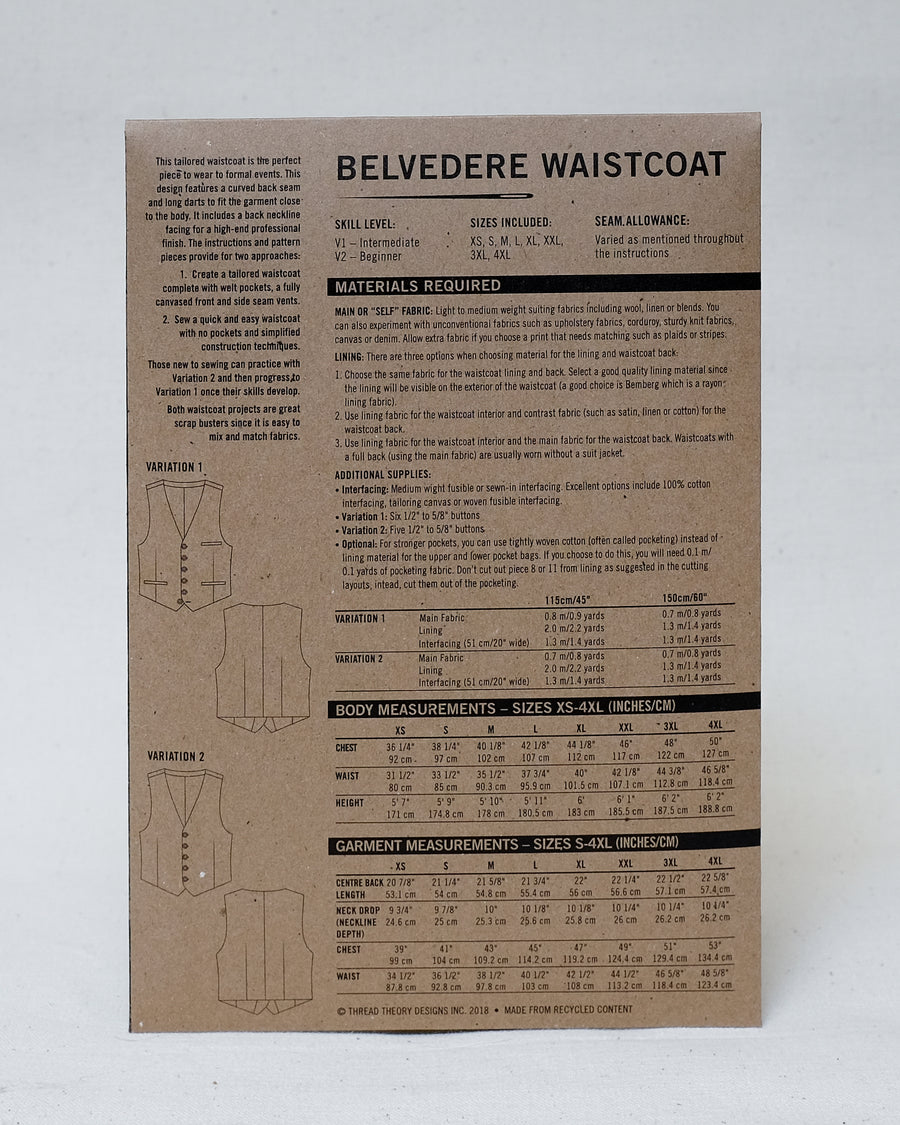 Thread Theory - Belvedere Waistcoat