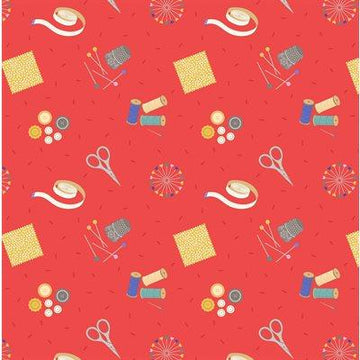 Lewis & Irene - Cotton - Small Things Crafts - Red